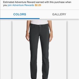 Eddie Bauer Horizon Convertible Pant in “Smoke”